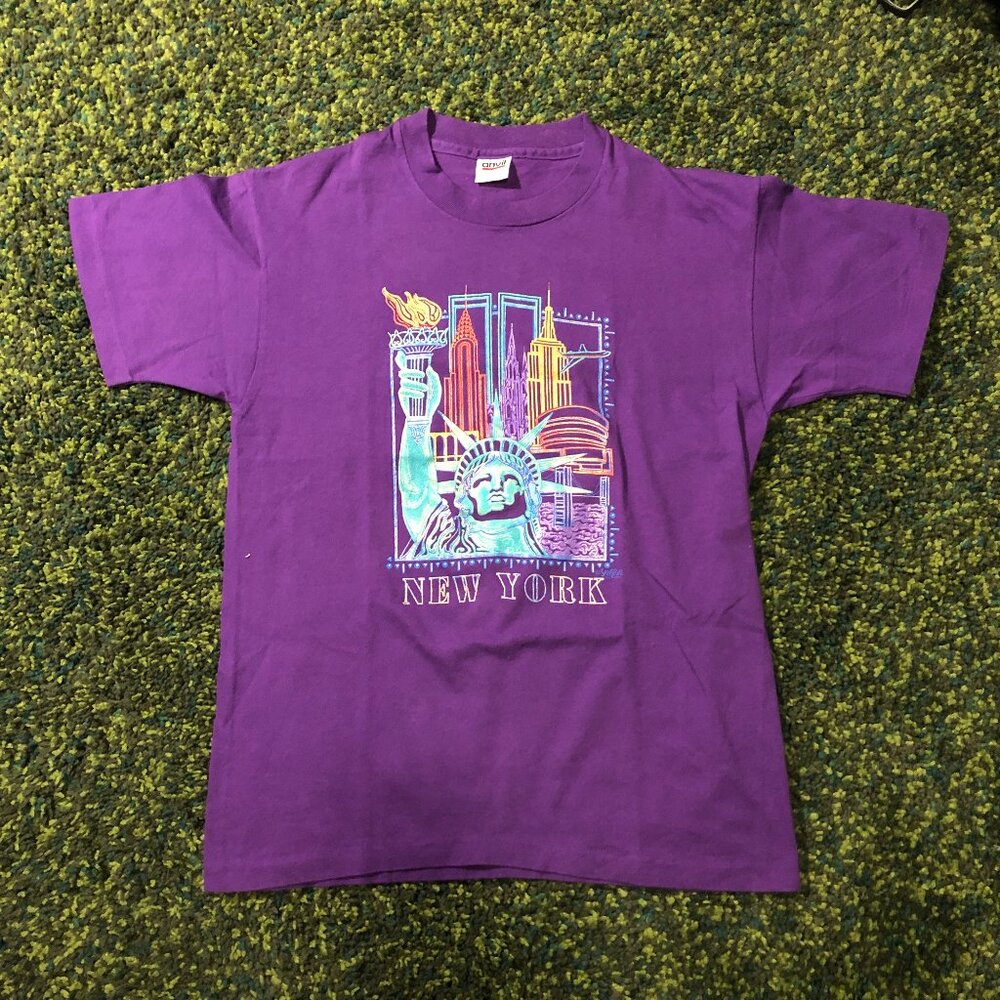 Anvil New York Vintage Purple T (L)